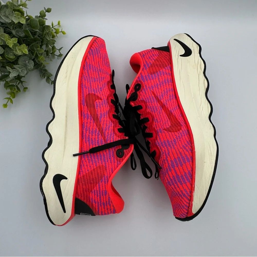 Nike Women’s Motiva Bright Crimson Pink Mesh Athletic Running Shoes Size 7.5 - Picture 6 of 12